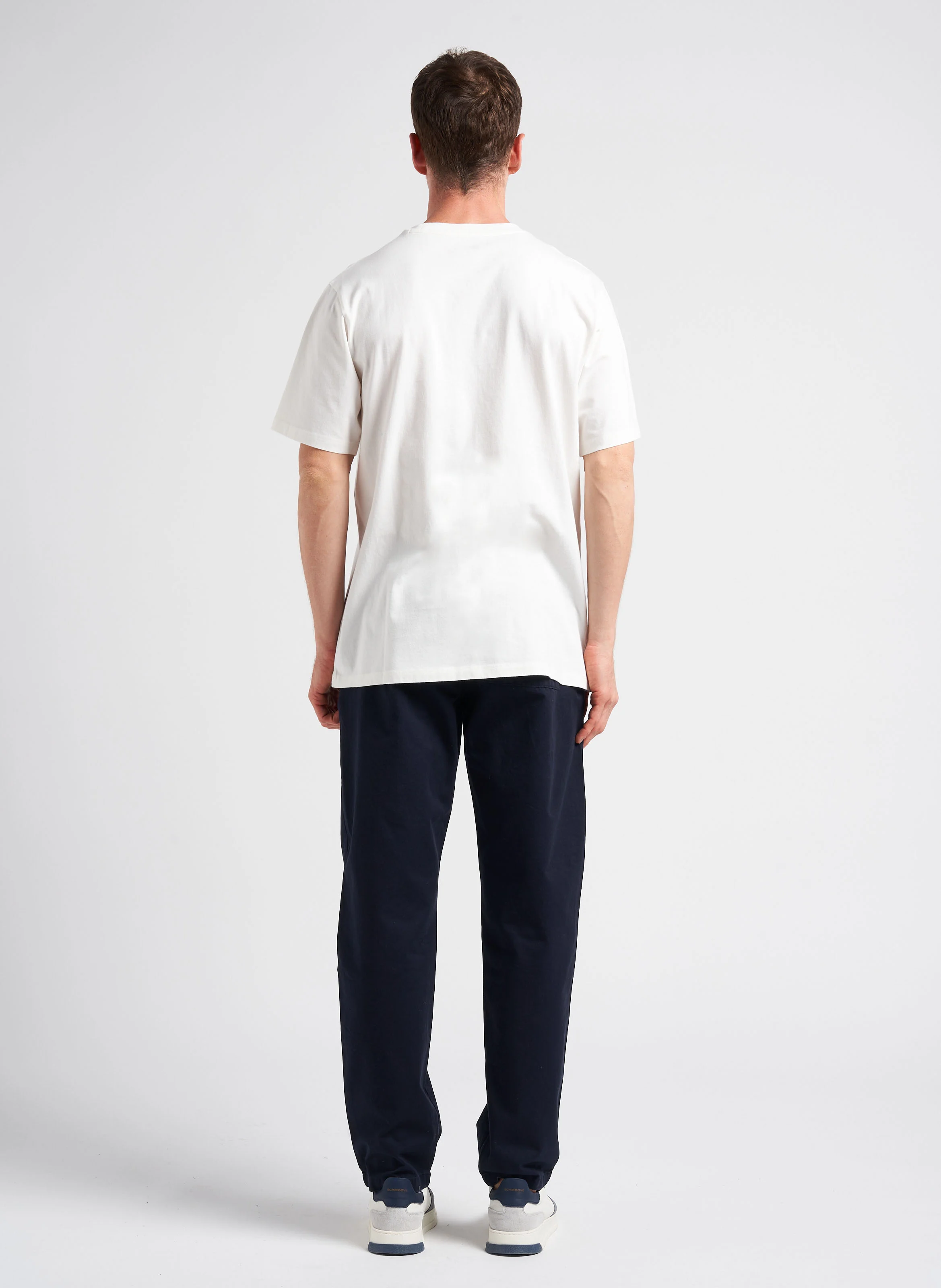 Pantalon chino droit en coton bio| Bleu