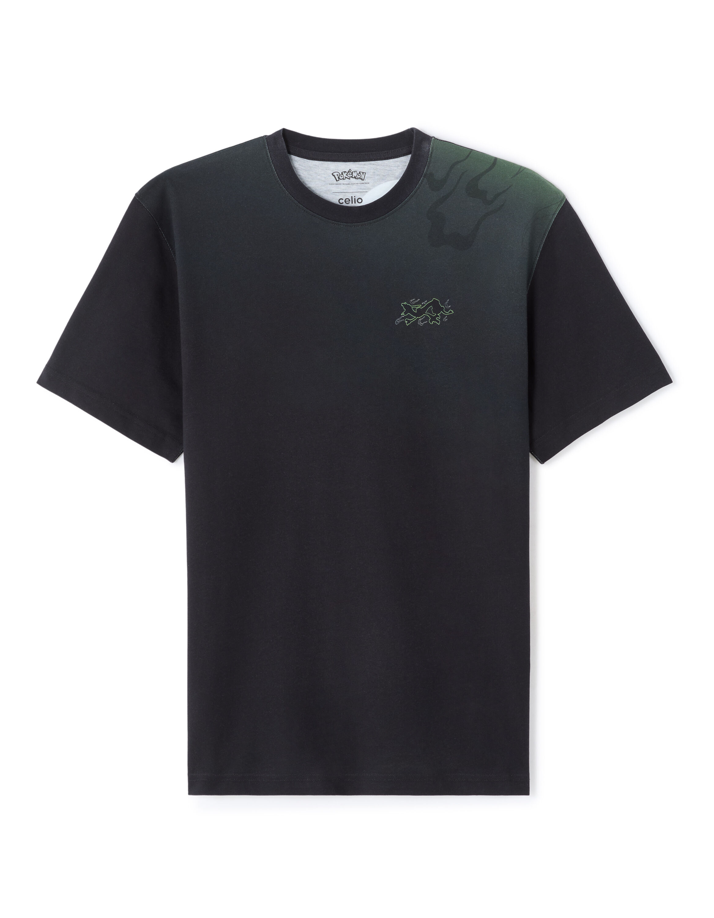 Pokémon - T-shirt vert Rayquaza