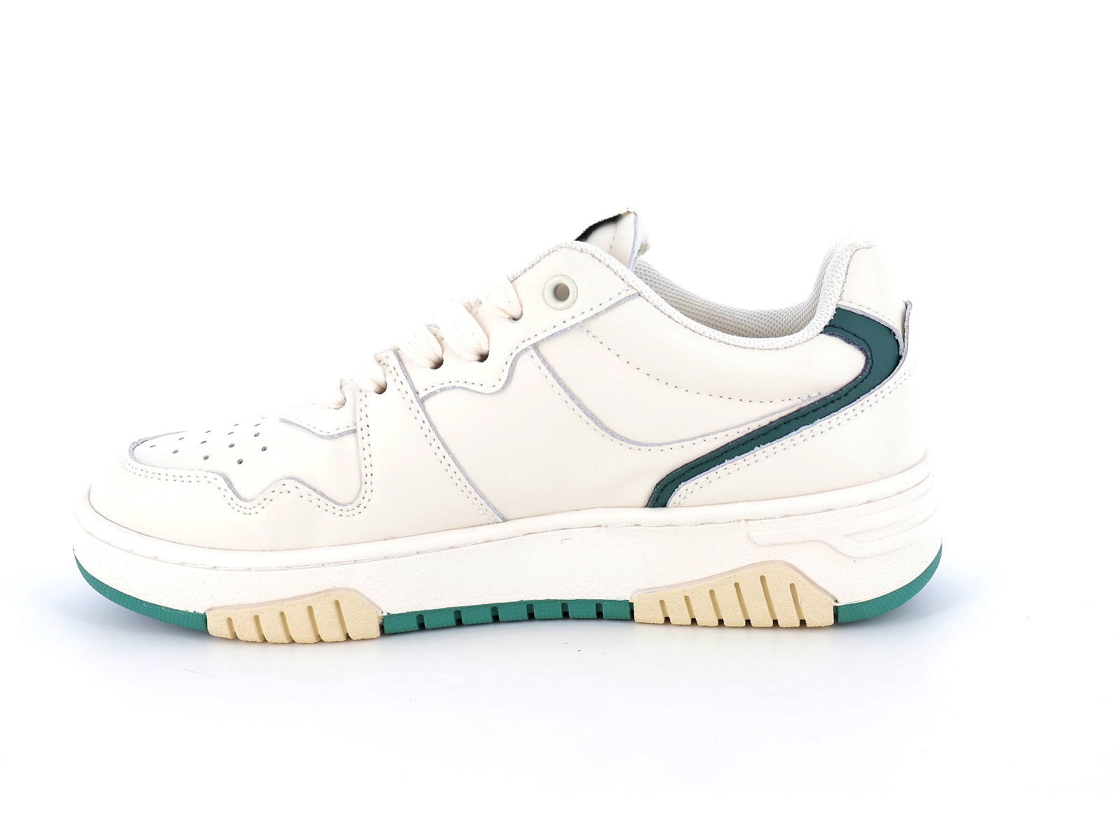 Safety jogger-589326 Cuir Blanc Vert