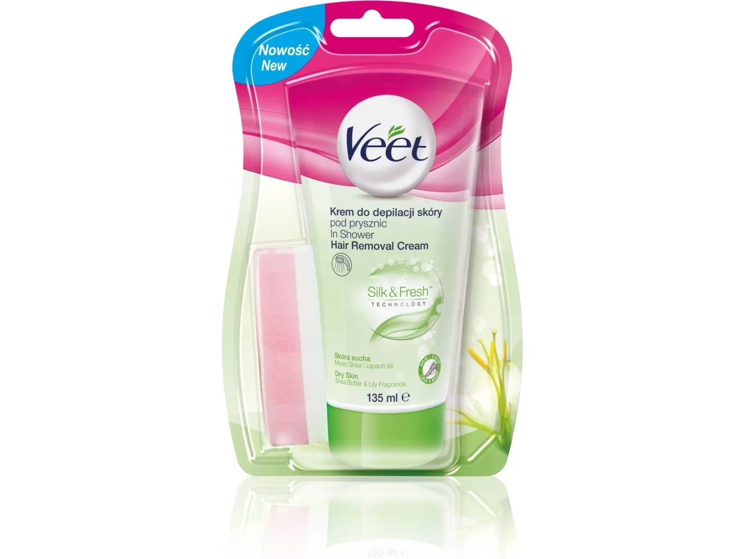 VEET_Silk&Fresh shower depilatory cream for dry skin 135ml