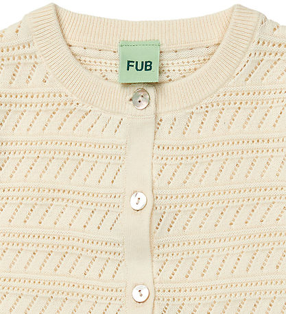 FUB Cardigan - Strick - Ecru