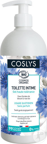 Coslys Toilette Intime Gel Haute Tolérance Usage Quotidien Flacon Pompe 450ml