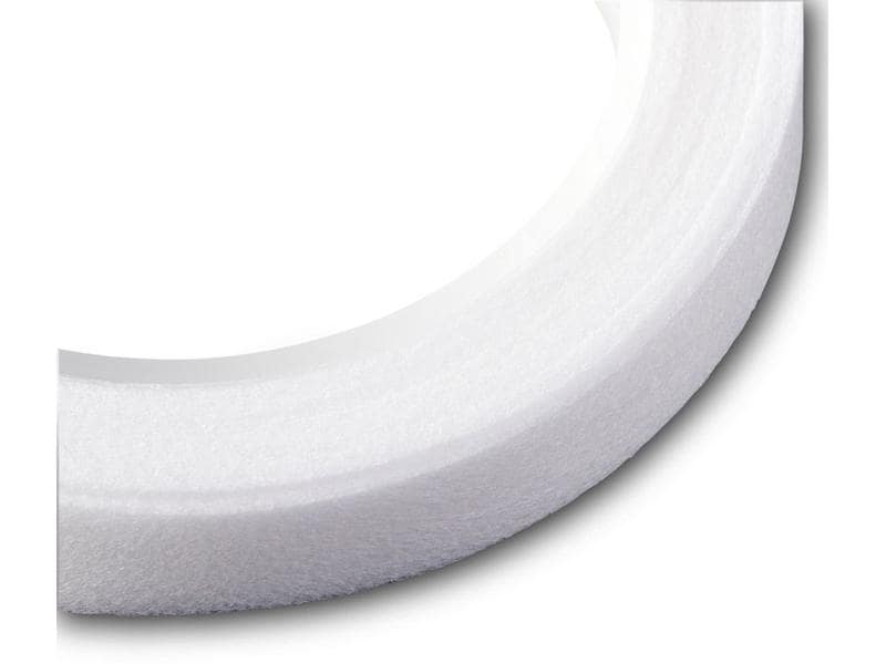 Prym Vlies Weiss, 10 mm x 10 m Vlies-Nahtband zum Aufbügeln