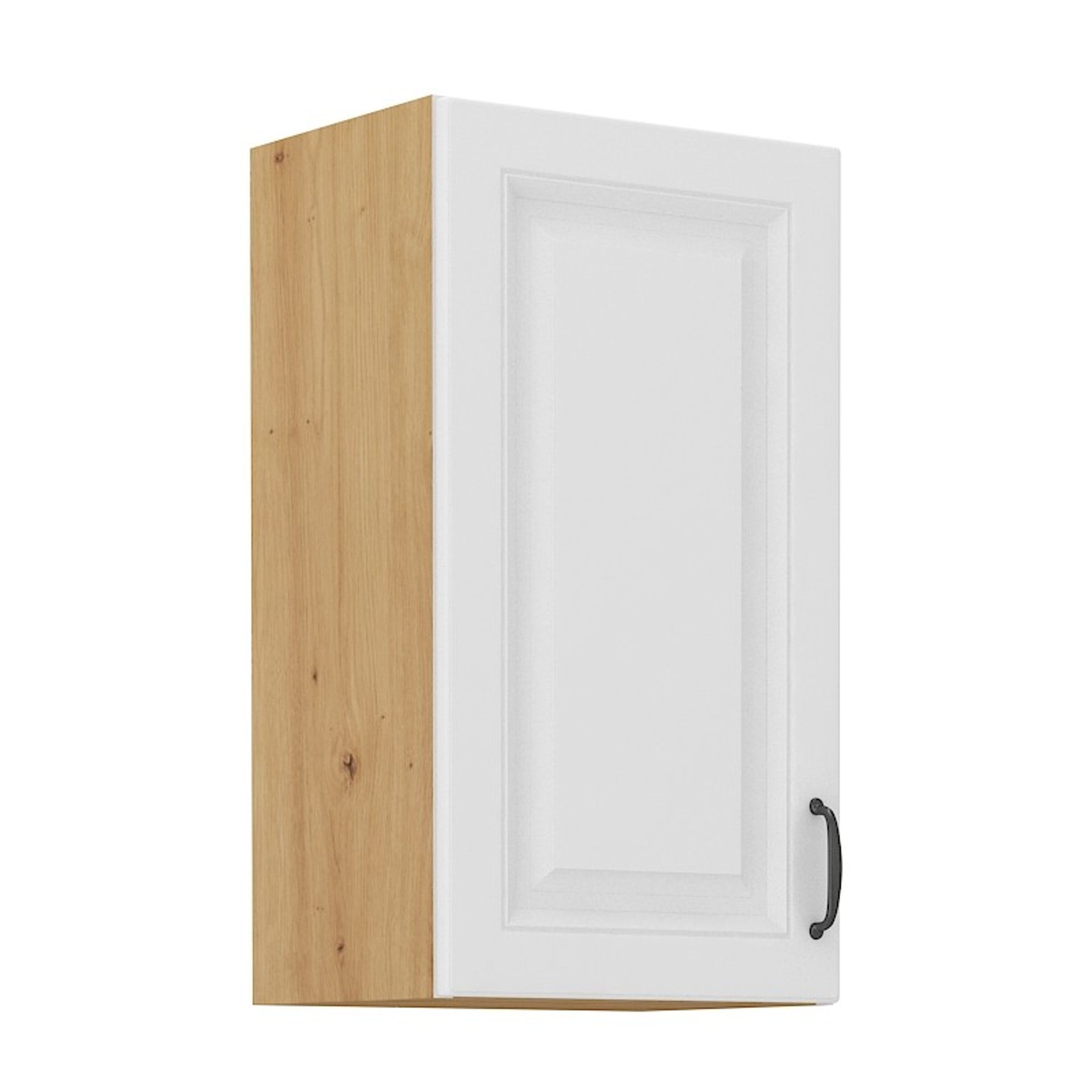 Hängeschrank 40 cm Stilo Weiss + Eiche Artisan Küchenzeile Küchenblock Küche