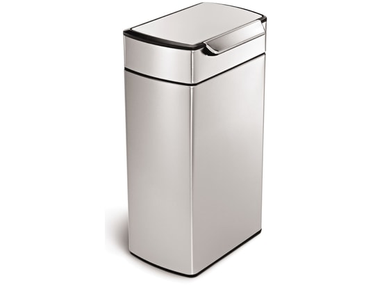 SIMPLEHUMAN - Poubelle Touch CW2014 40 litres inox brossé