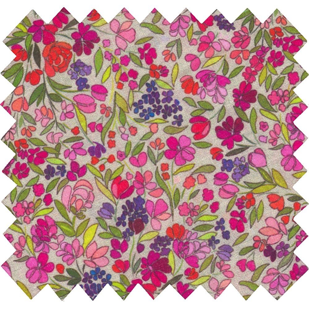 Coupon Tissu 50 Cm Prairie Pourpre