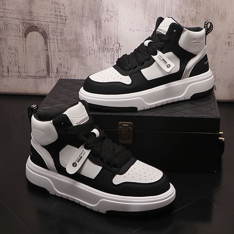 Mr Ozera - Hoge sneakers met letters (verschillende ontwerpen)