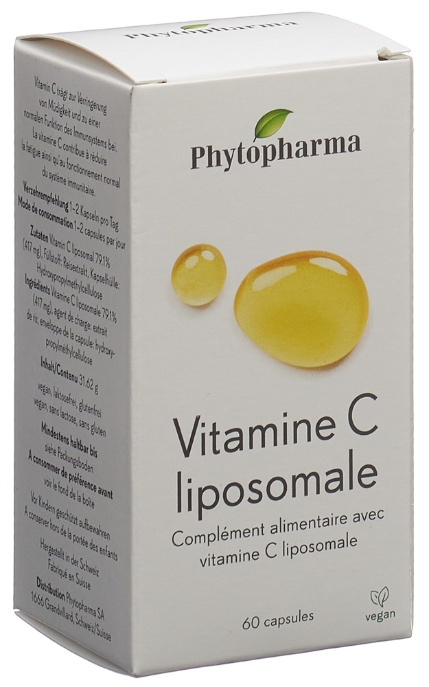PHYTOPHARMA Vitamin C Kaps liposomal Ds 60 Stk