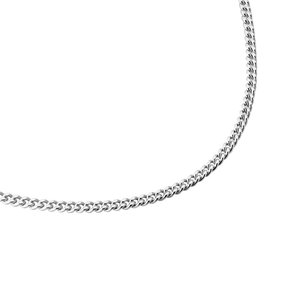Collier Casper Argent Blanc