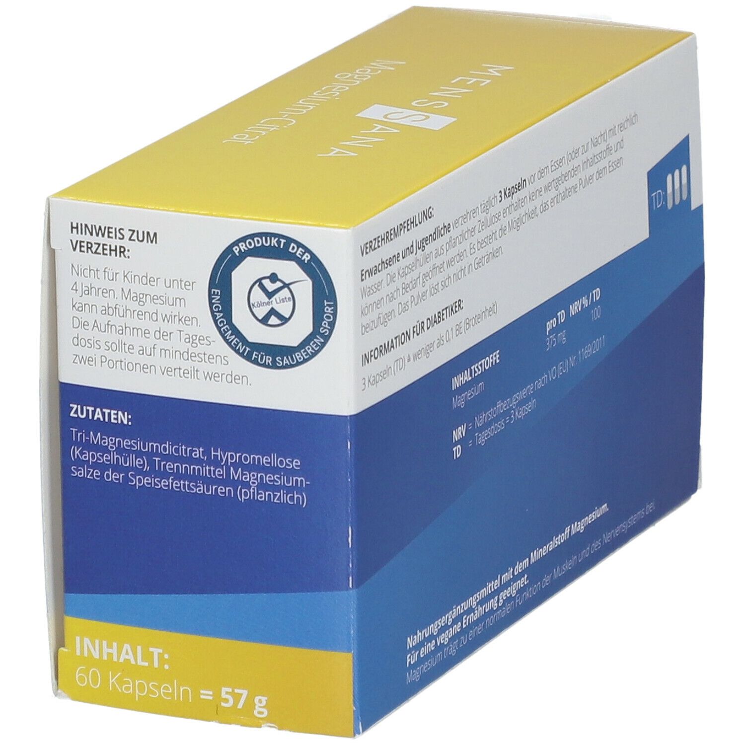 MENSSANA Magnesium-Citrat