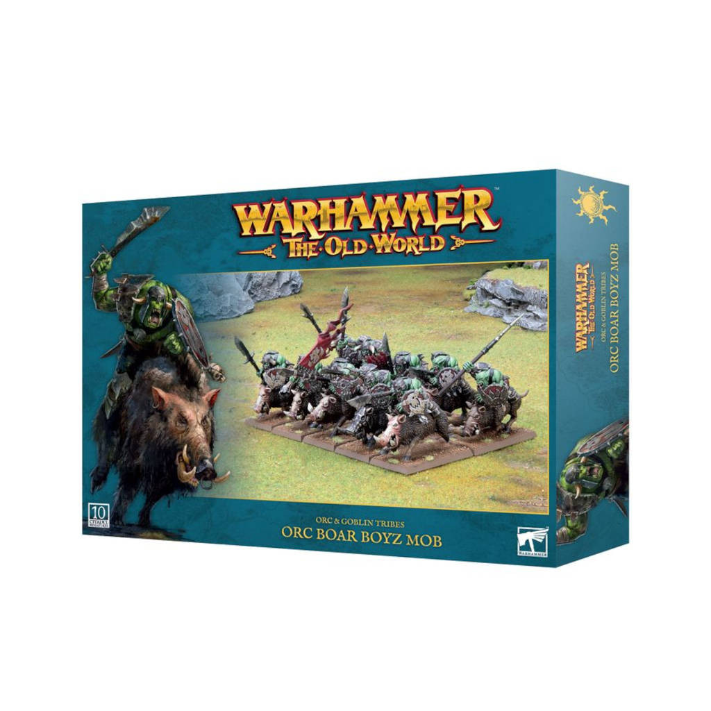 Warhammer : The Old World - Orc & Goblin Tribes - Orc Boar Boyz Mob