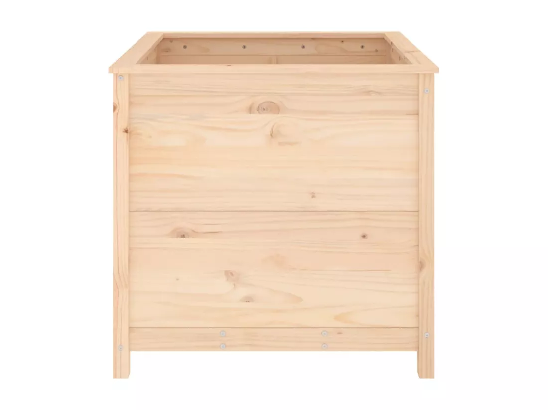 Jardinière 82,5x82,5x78 cm bois de pin massif