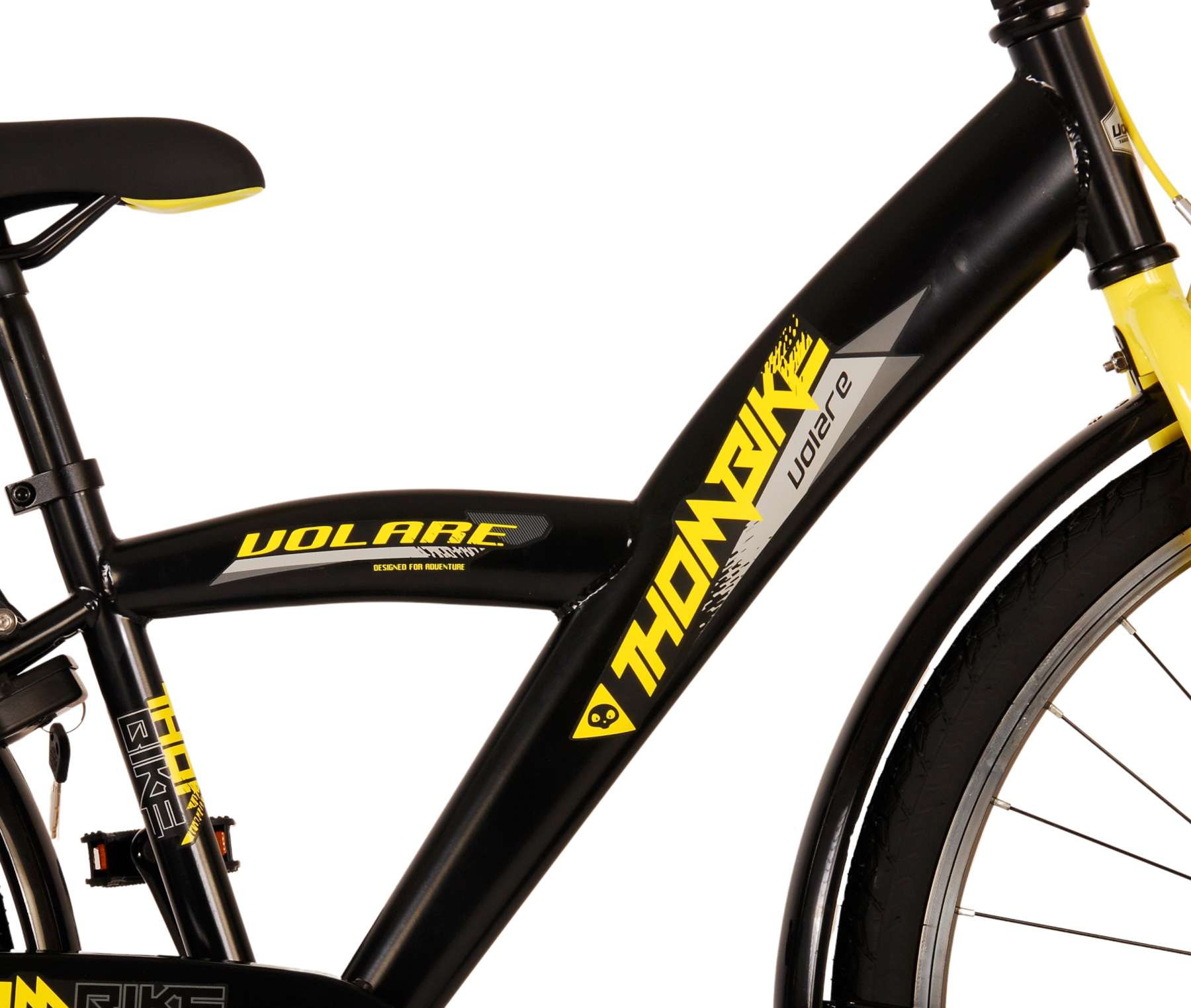 Kinderfahrrad Thombike für Jungen 26 Zoll Kinderrad in Schwarz Gelb