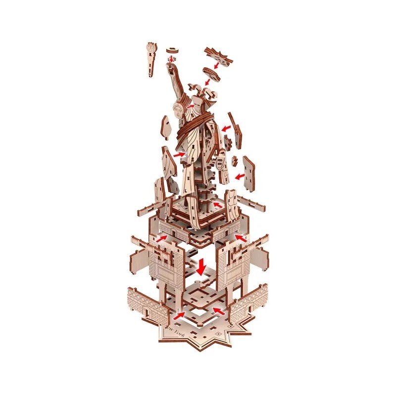 Mr. Playwood : Statue de la Liberté - Puzzle 3D