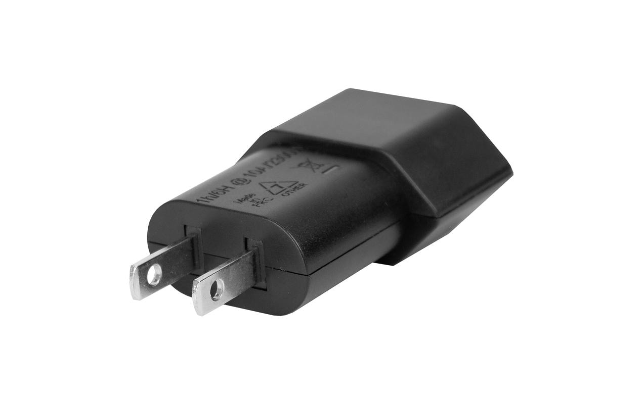 Reiseadapter T11 / USA, Schwarz2-poliger Reiseadapter Typ 11 - USA