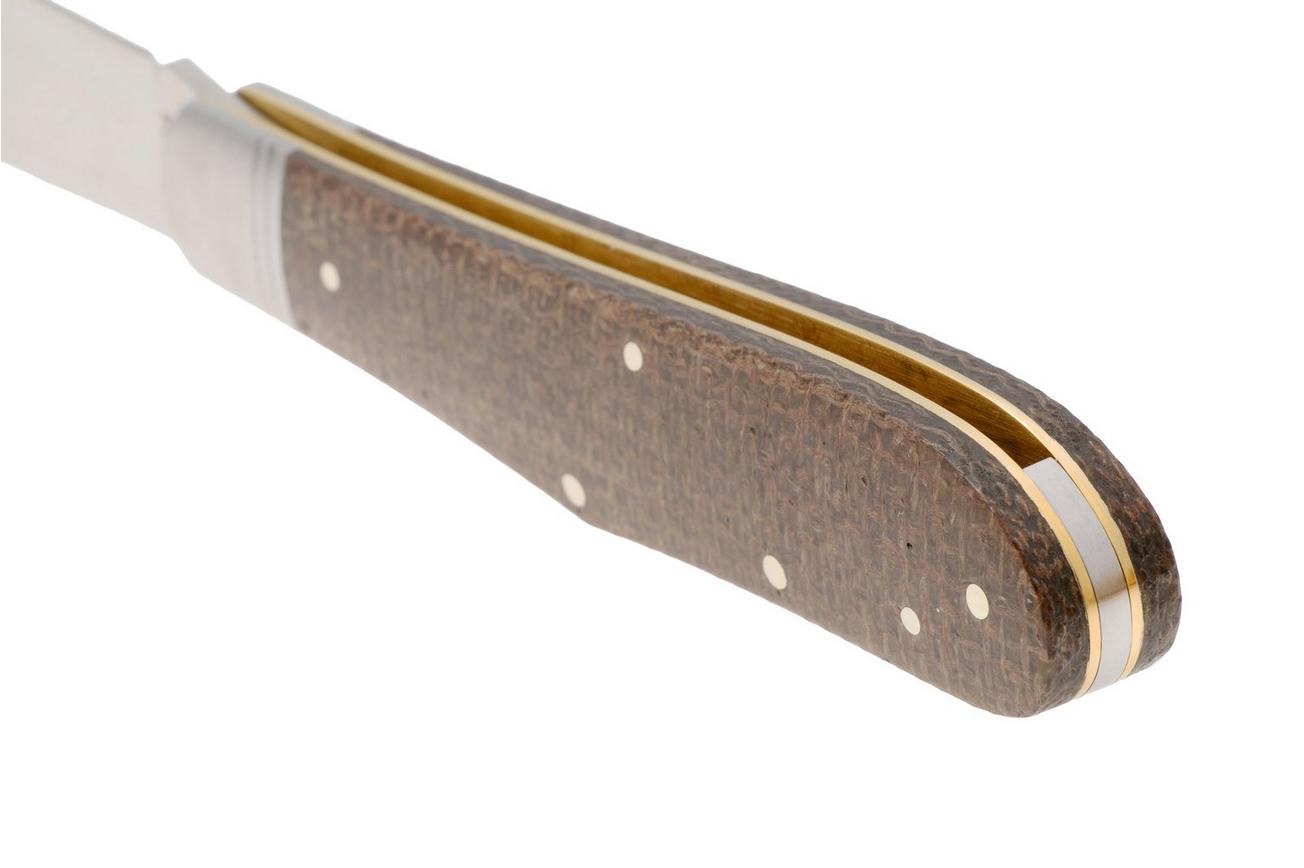 Rough Ryder Reserve Humpback Jack RRR024, D2, Brown Micarta, slipjoint zakmes