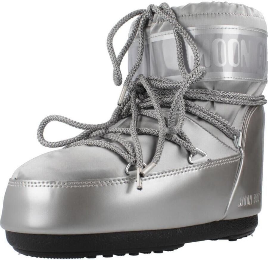Moon boot Icon Low Glance snowboot met waterafstotende coating en metallic finish