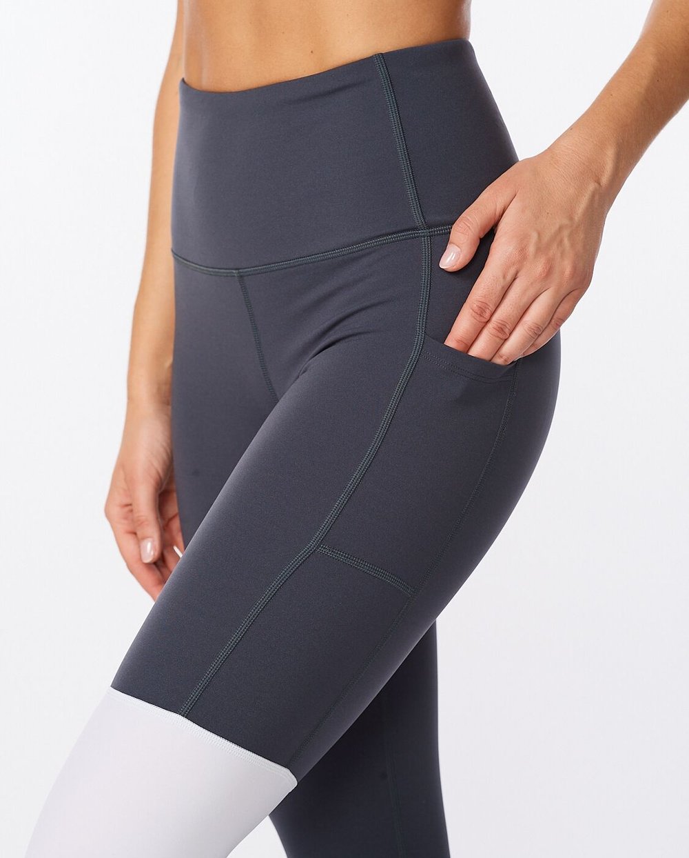 Form Block Hi-Rise Compression Tights Dame India Ink/Mineral