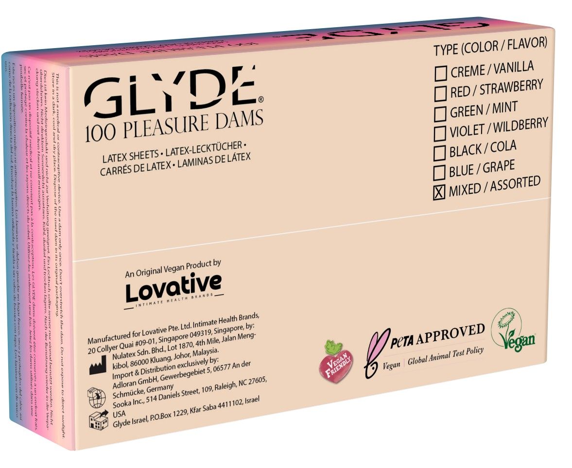 Sheer Glyde Dams *MIX*