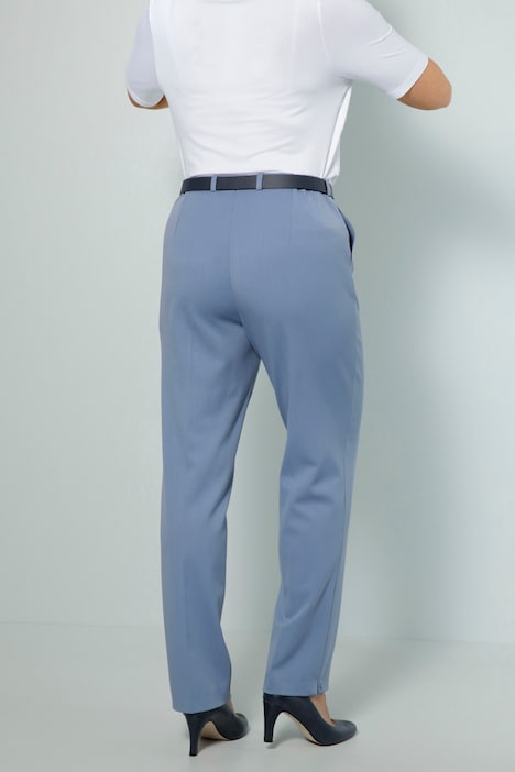 Bauchweg-Hose, Straight Fit, teilelastischer Bund