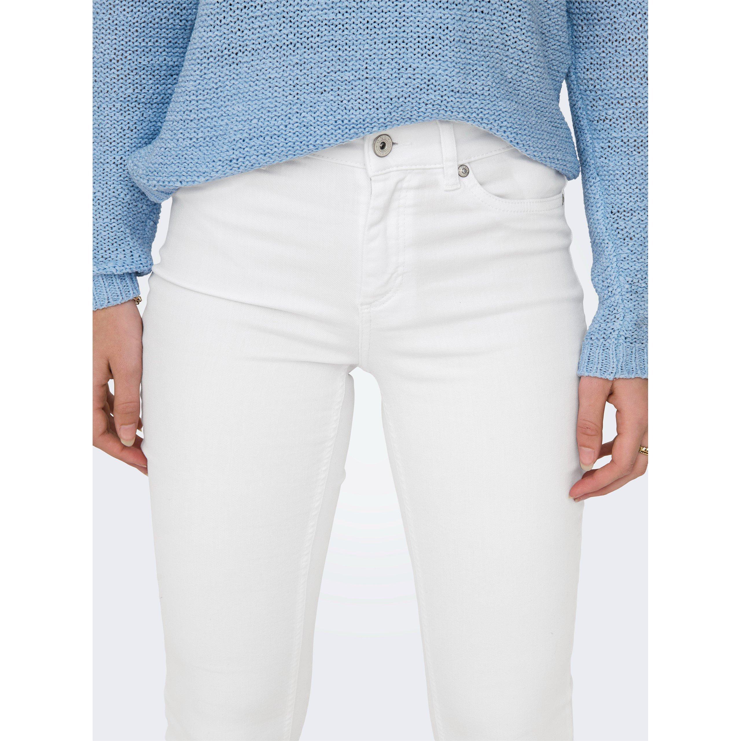 Only Blush Mid Waist Flaired Fit Jeans Womens