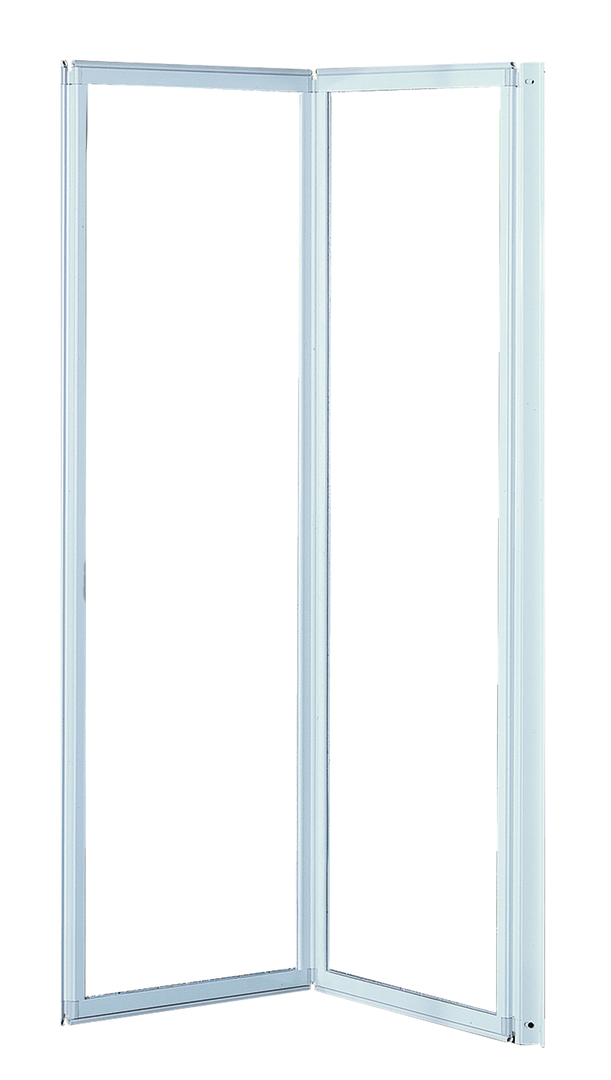 Plieger Economy badklapwand 2.2mm acryl 120x140cm wit