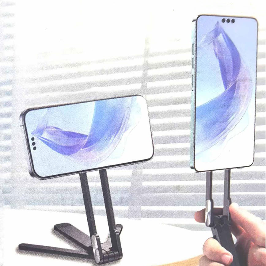 Tripod Verstellbarer magnetischer Smartphone Halterung Stativ Selfie Stick Kompatible mit MagSafe für Live Stream - Schwarz