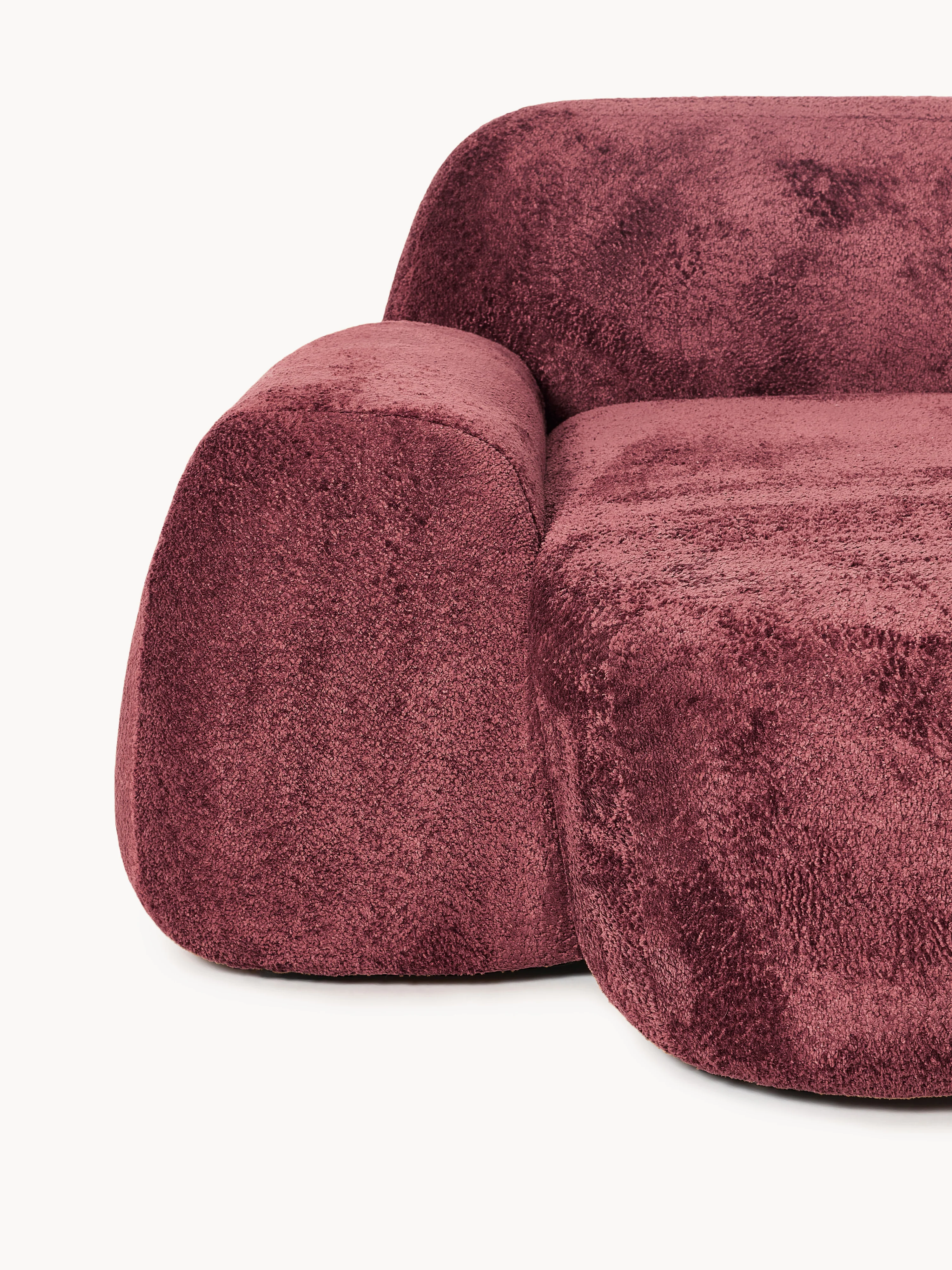 XL teddy bouclé loungestoel Wolke