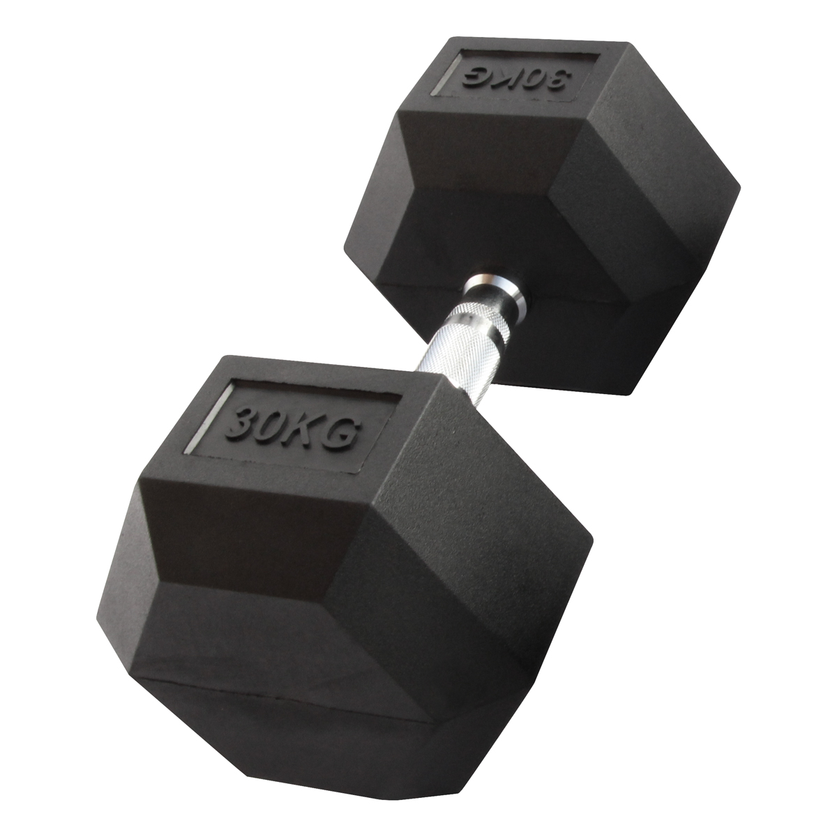 Halter hexagonal de borracha Gladiatorfit de 30 kg