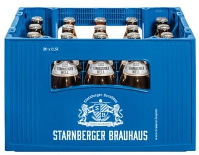 Starnberger Hell Kiste 20x0,5 l (MEHRWEG)