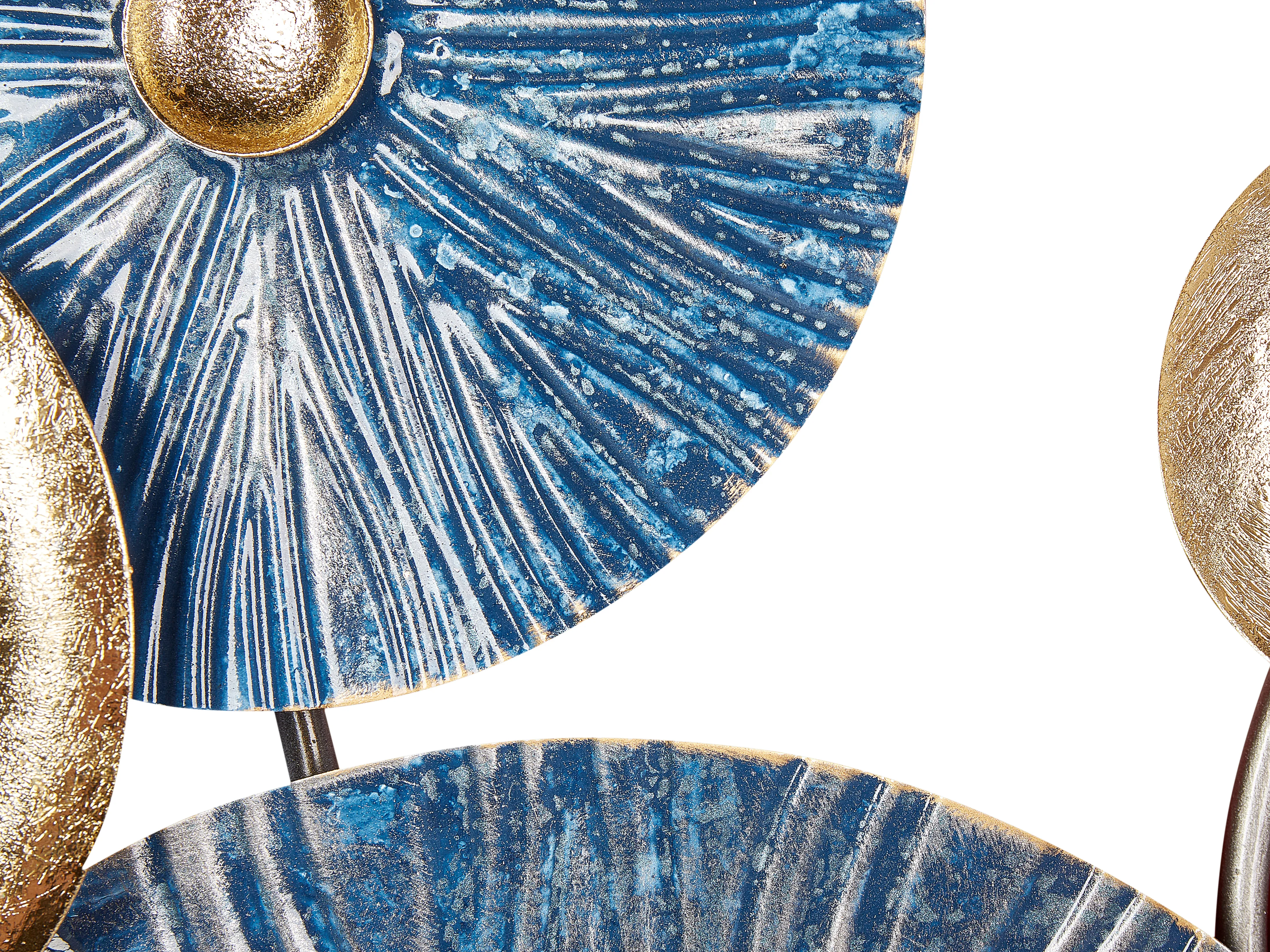 Wanddecoratie ACTINIUM Metaal 51 cm Blauw