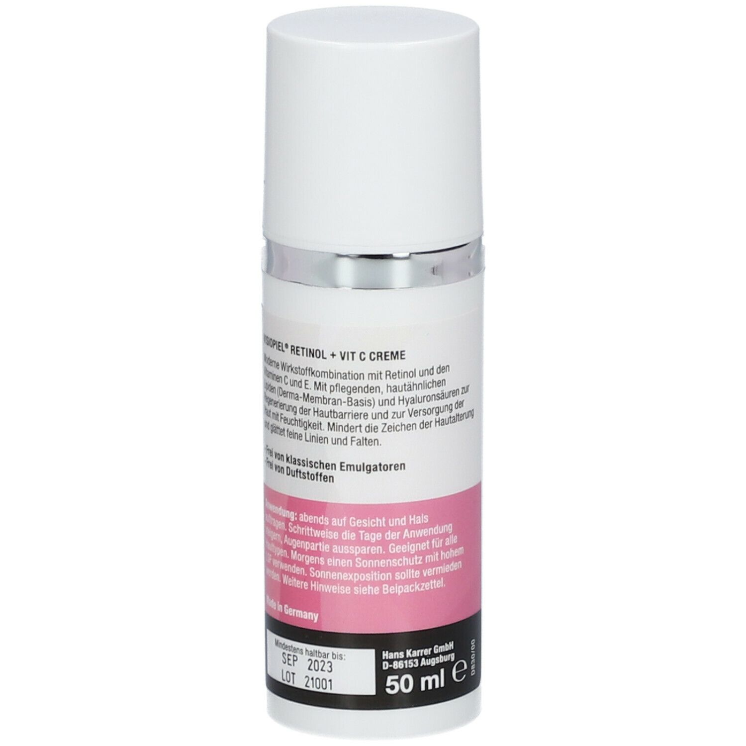 HANS KARRER VISIOPIEL® Retinol + Vitamin C Creme