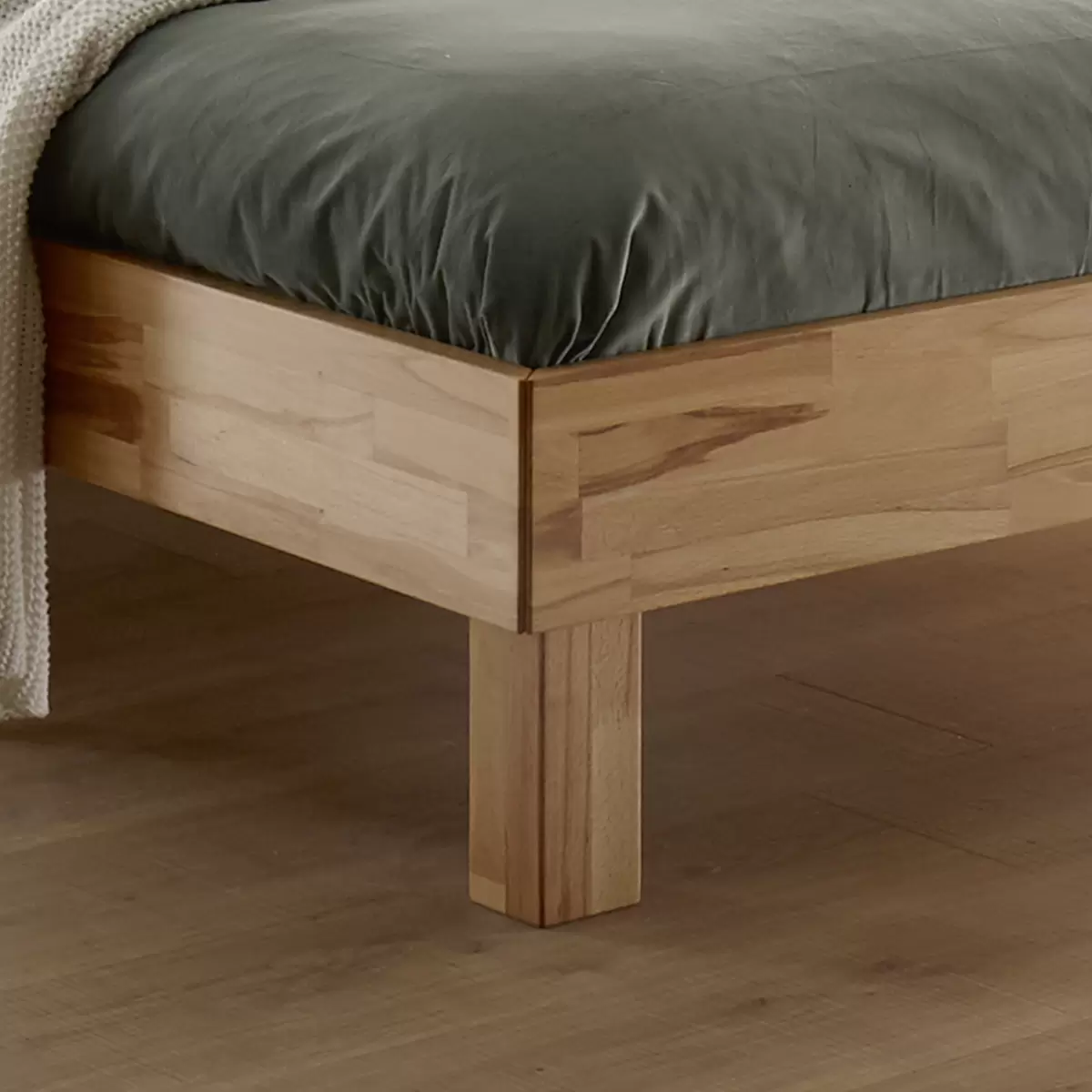 Hasena Bett 140x200 Forti 140 x 200 Braun