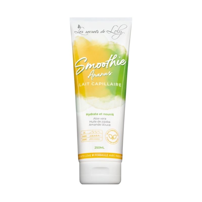 Lait sans rinçage très nourrissant Smoothie Ananas Les Secrets de Loly 250ml