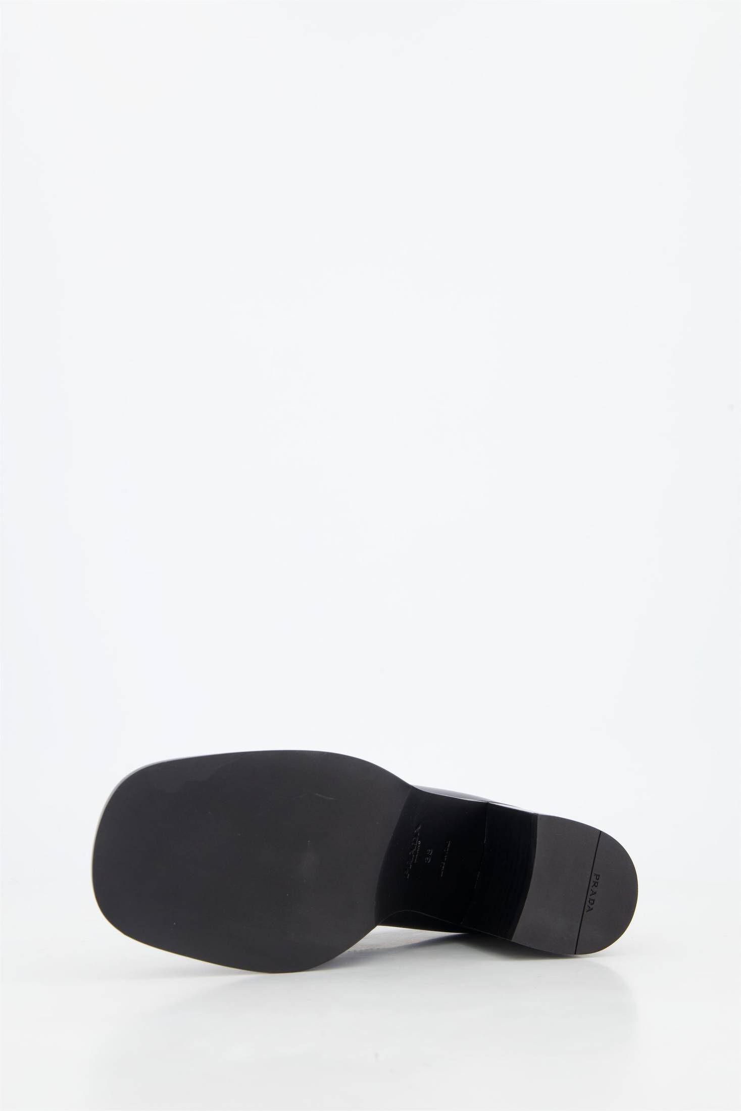 Prada| Damen Schuhe HIGH HEEL LOAFER aus gebürstetem Leder