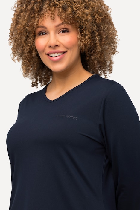Ski-Funktionsshirt, schnelltrocknend, Loop, Langarm