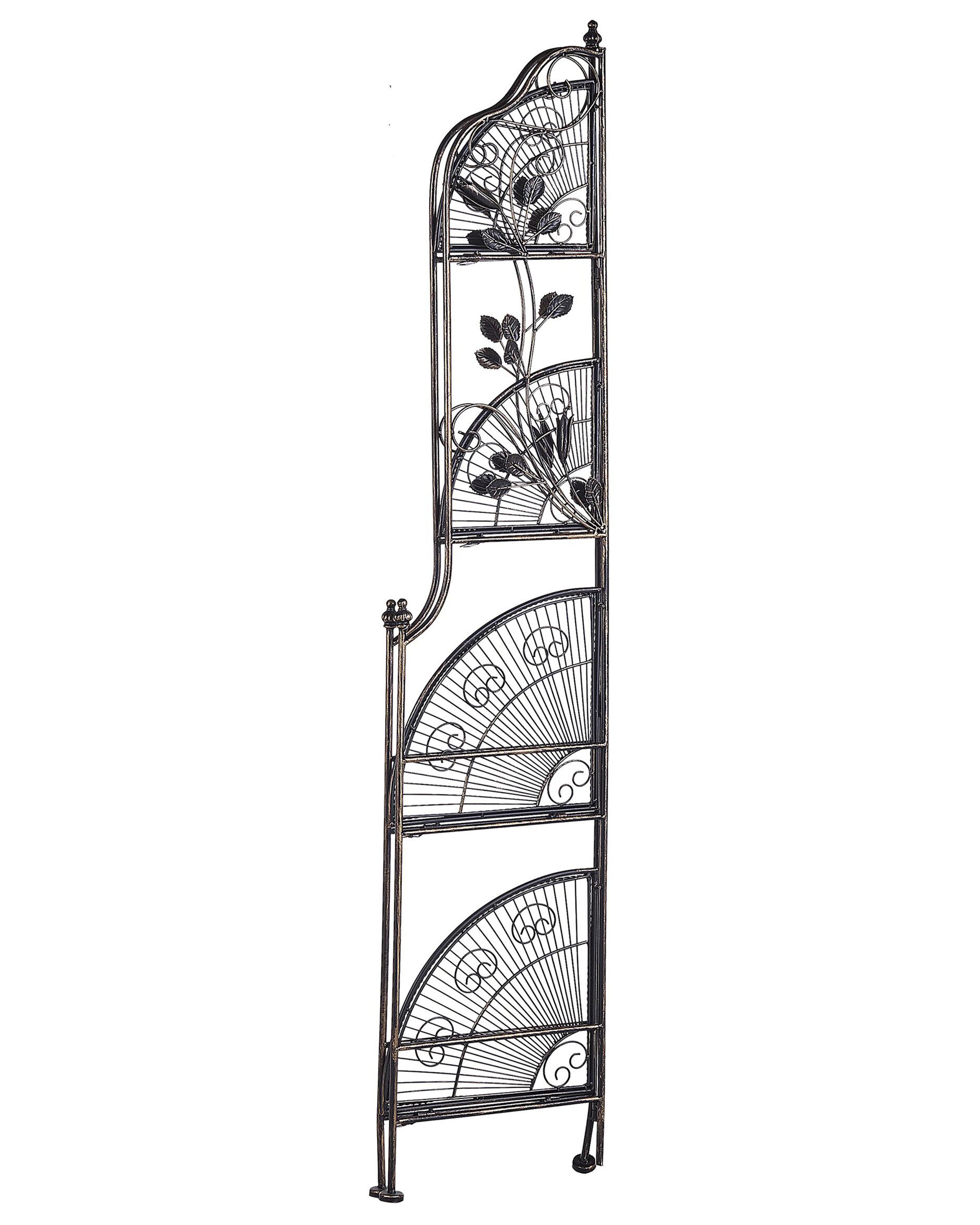 Hoekrek SIDERNO Metaal 35 cm 35 cm Zwart