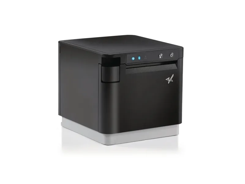 Star mC-Print3 MCP31CBI - Kvitteringsprinter - direkte termisk - Rulle (8 cm) - 203 dpi - op til 400 mm/sek. - USB-C, LAN, Bluetooth, USB vært - skærer - sort