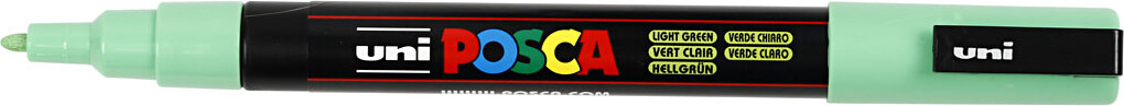 Posca Tusch - Nr. Pc-3M - Tykkelse 0,9-1,3 MM - Lys Grøn