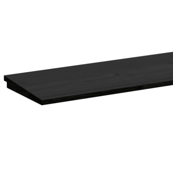 Zweeds rabat vuren hout zwart 1,2/2,7 x 19 x 240 cm