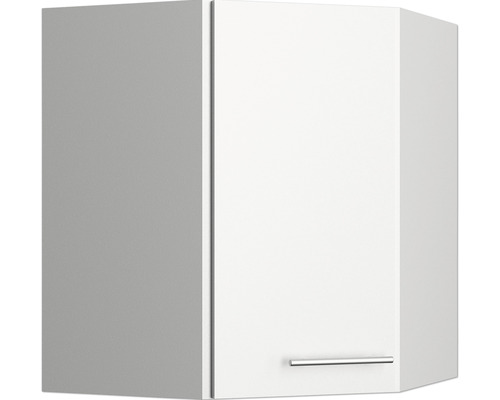 Optifit hoekwandkast Bengt932 BxDxH 60x34,9x70,4 cm wit mat gedemonteerd scharnier omkeerbaar (links of rechts te monteren)