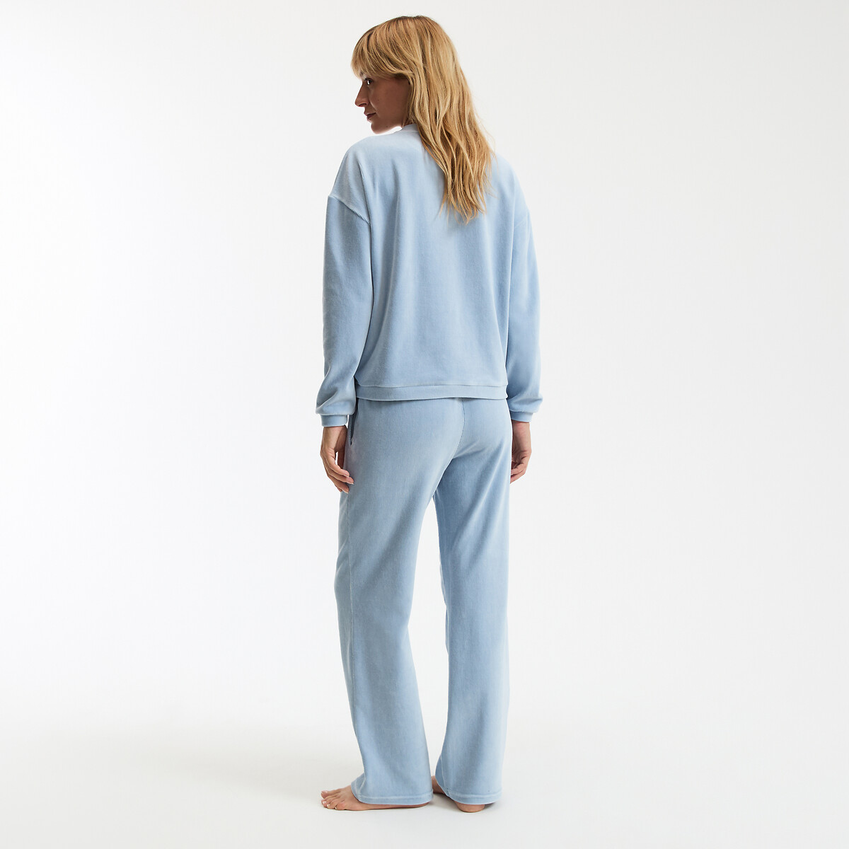 LA REDOUTE COLLECTIONS<br>Pijama em geribd fluweel
