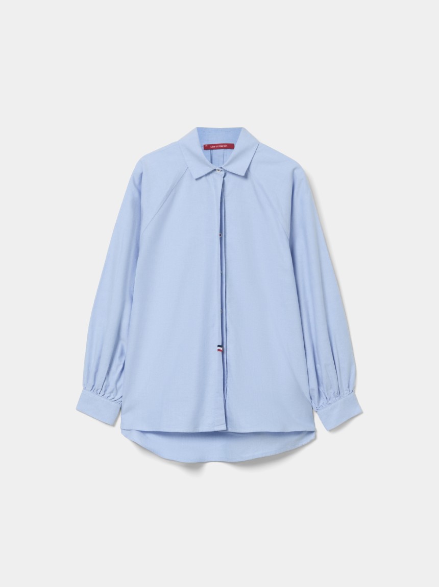 Camisa detalhe fita de riscas