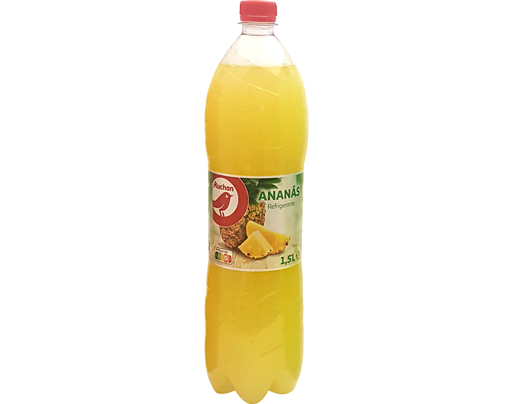 REFRIGERANTE AUCHAN SEM GÁS ANANÁS 1.5L