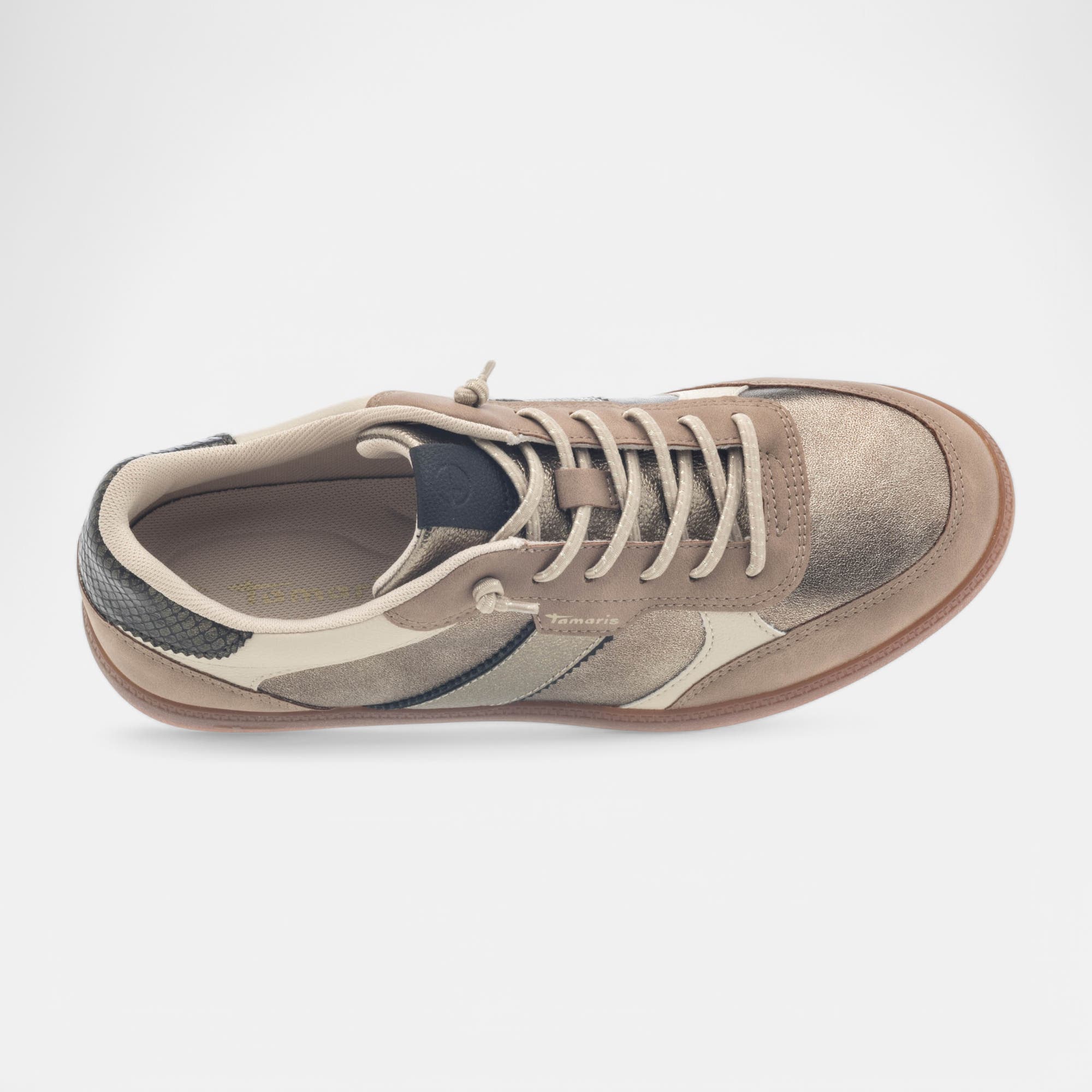 Baskets basses Femme or