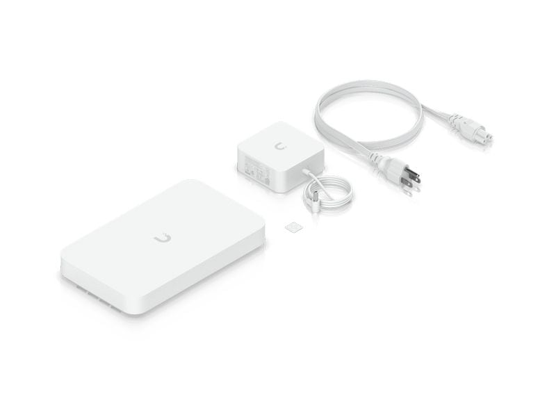 Ubiquiti Router UniFi Gateway UXG-Fiber (1x PoE  30W) Unabhängiges Desktop-10G-Gateway mit integriertem 4-Port-2.5-GbE-Switch, 1x 10G SFP  WAN, 1x 10G RJ45 WAN, 1x 10G SFP