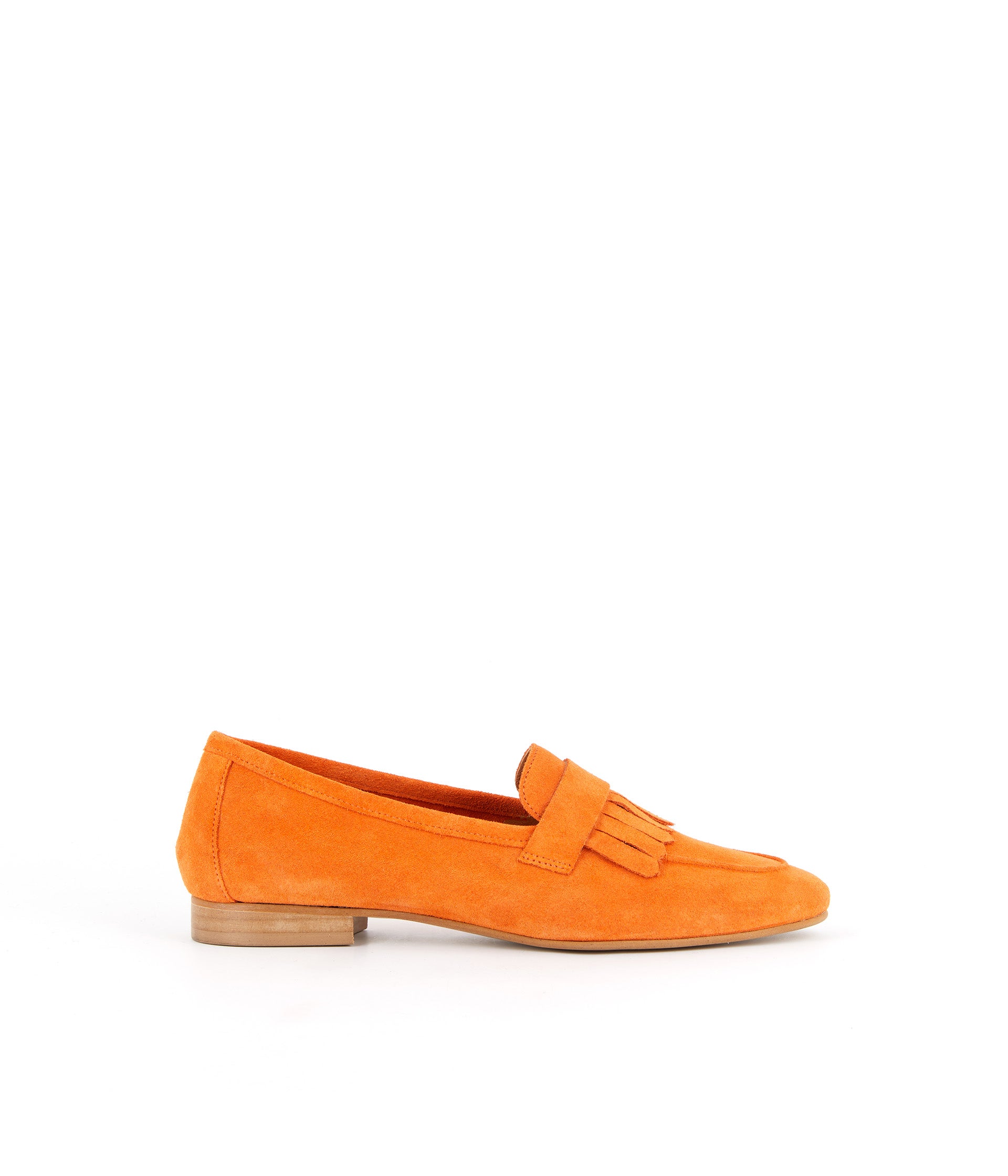 Mocassins velours orange Jamie