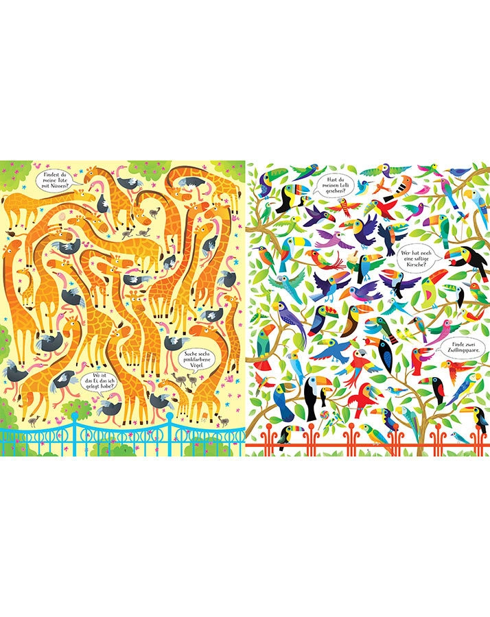 Puzzle und Buch – Im Zoo