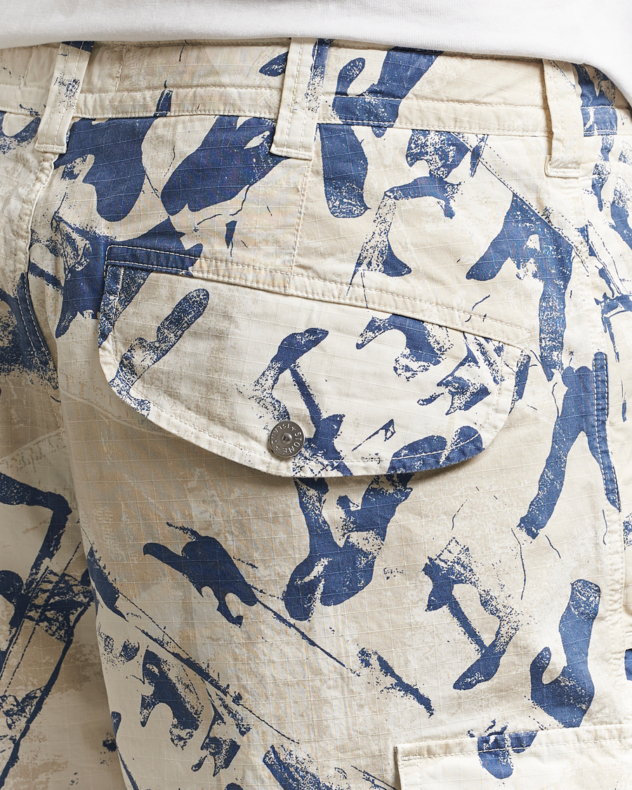 Stone Island Stretch Ripstop Camo Shorts Desert