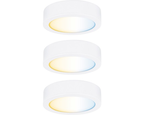 Paulmann Meubelverlichting Starterset Tunable White 3x85 lm 2700-6500K Spot Disc Wit 12V 3 Stuks